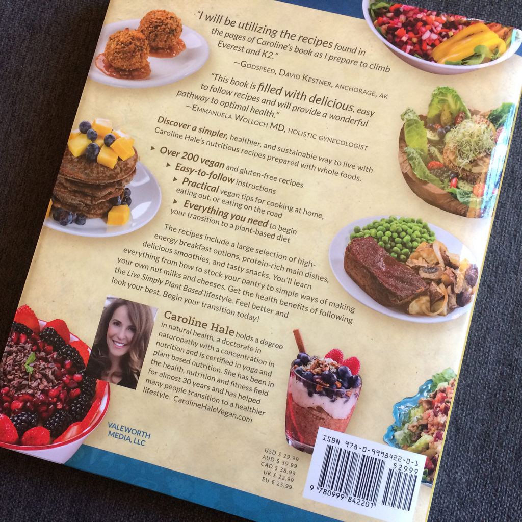 cookbook back cover design